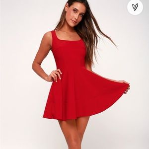 Home before daylight red dress